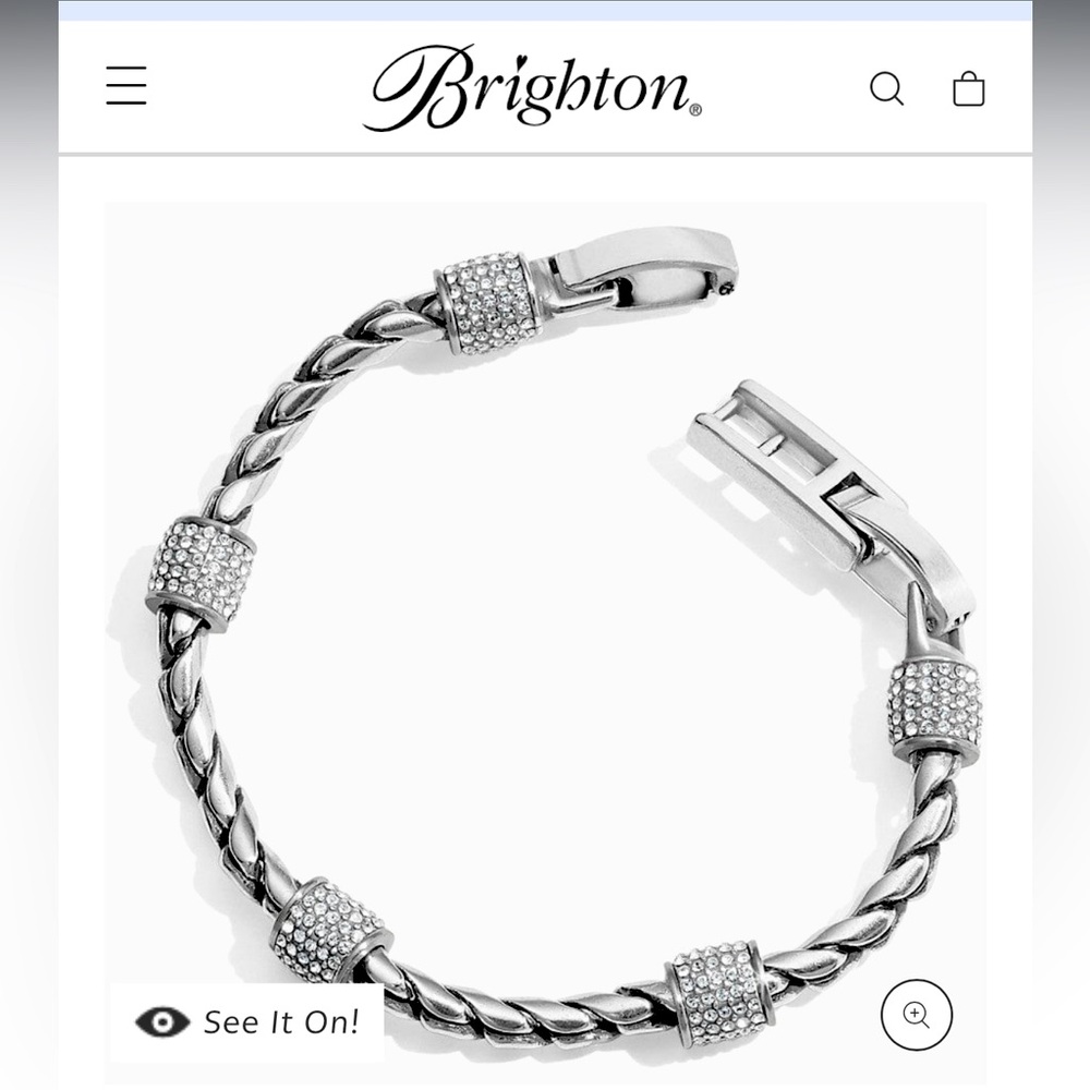Brighton Meridian sterling silver bracelet